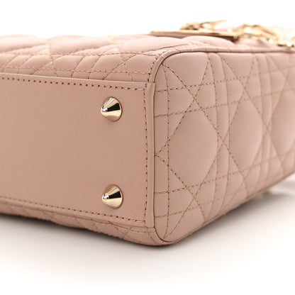 Christian Dior Lambskin Cannage Small My ABCDior Lady Dior Fard 10 of 10