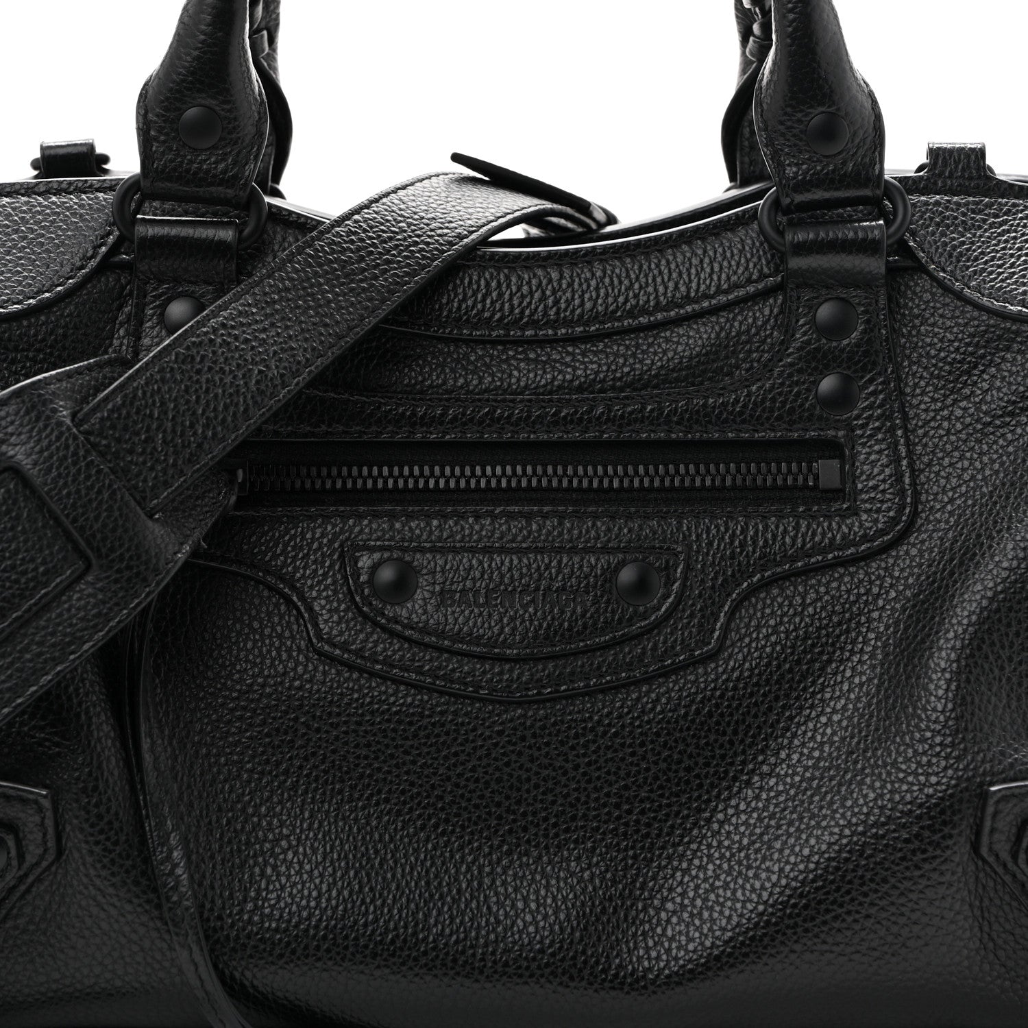 Balenciaga Grained Calfskin Neo Classic Black Hardware S City Black 8 of 12