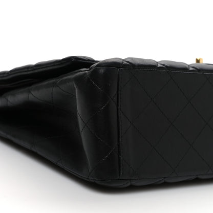 Chanel Lambskin Quilted Maxi Double Flap Black 9 of 13