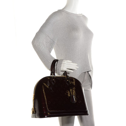 Louis Vuitton Vernis Alma GM Amarante 2 of 7