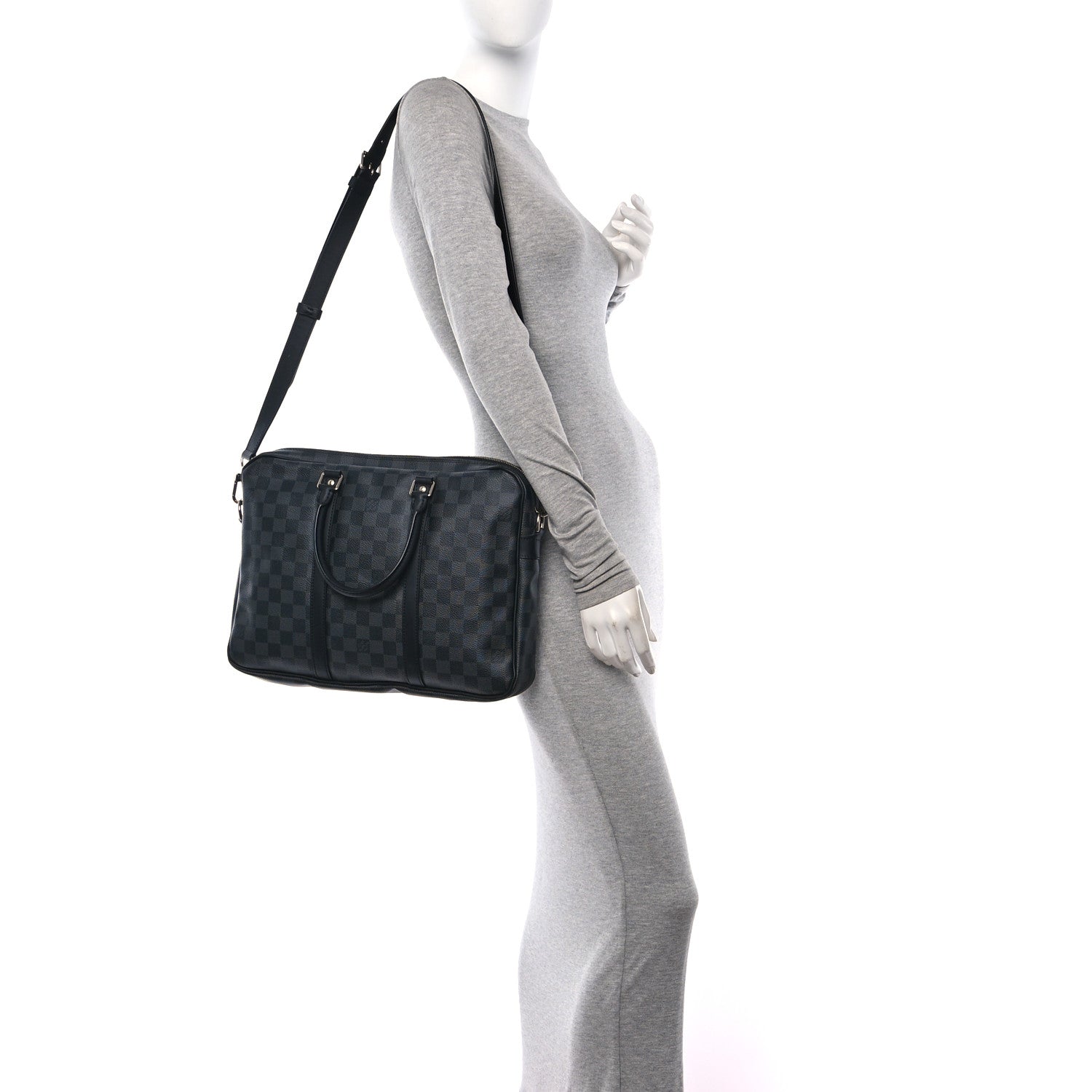 Louis Vuitton Damier Graphite Porte Documents Voyage PM 2 of 9