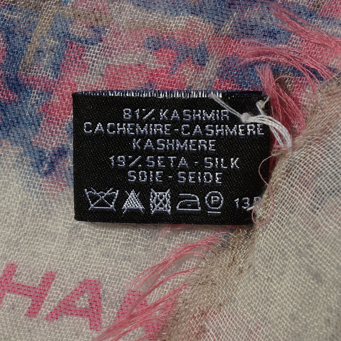 Cashmere Silk CC Scarf