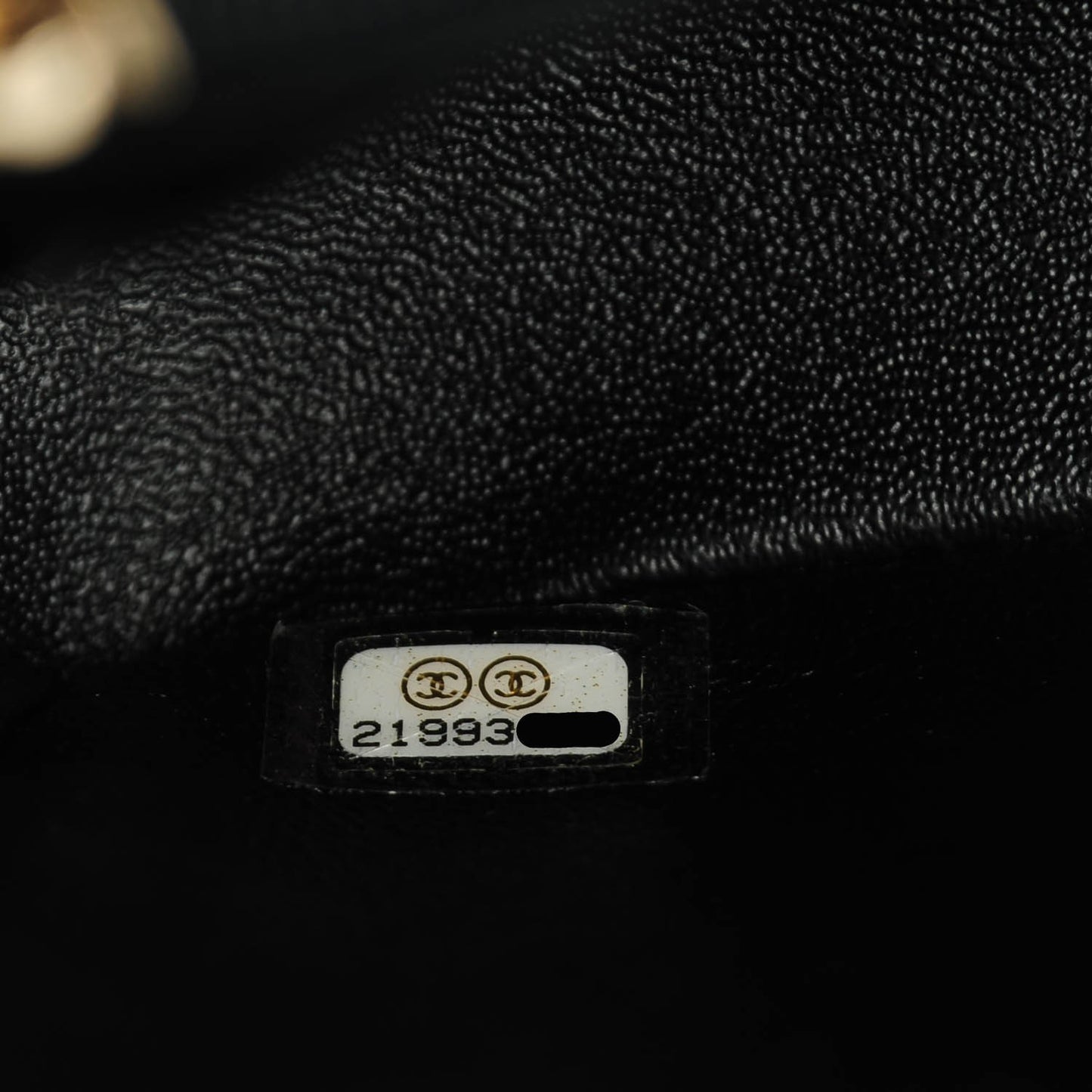 Caviar Quilted Mini Rectangular Flap Black