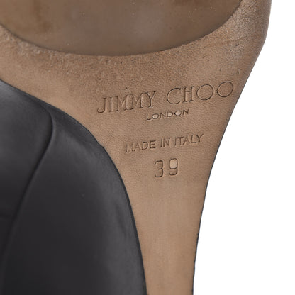 Jimmy Choo Calfskin Mayor Ankle Boots 39 Black 7 of 10