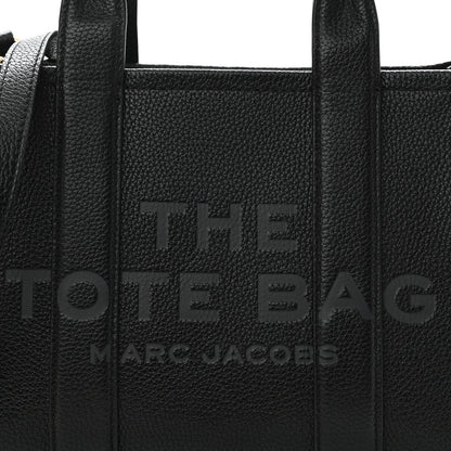 Marc Jacobs Grained Calfskin Small The Tote Bag Black 7 of 11