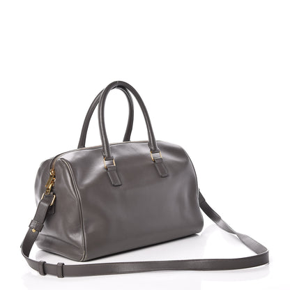 Saint Laurent Calfskin Classic Duffle 6 Earth 3 of 16