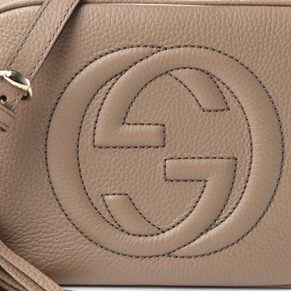 Gucci Pebbled Calfskin Small Soho Disco Bag Camelia 10 of 10