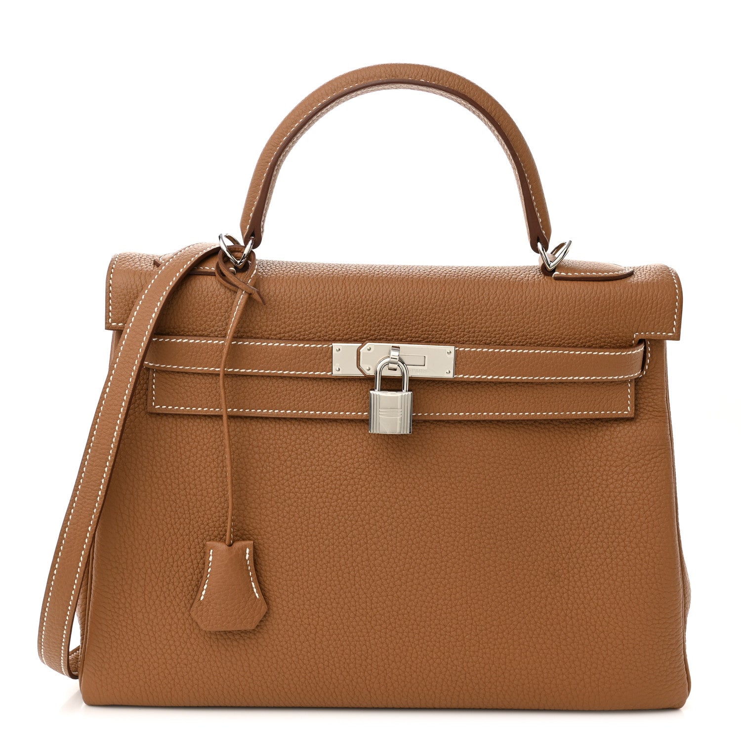 Hermes Togo Kelly Retourne 32 Gold 1 of 12