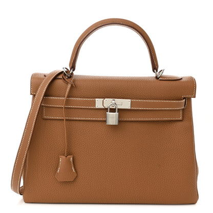 Hermes Togo Kelly Retourne 32 Gold 1 of 12
