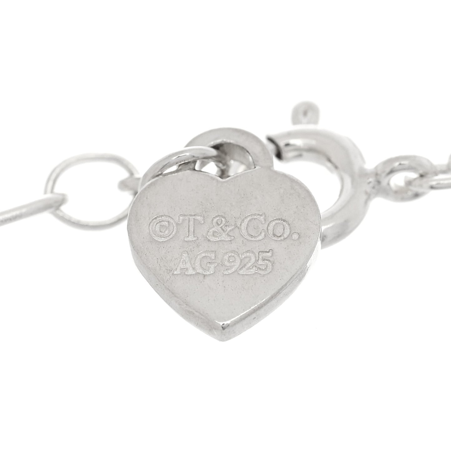 Sterling Silver Enamel Love Charm Bracelet Blue