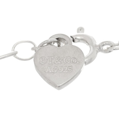 Tiffany Sterling Silver Enamel Love Charm Bracelet Blue 4 of 5