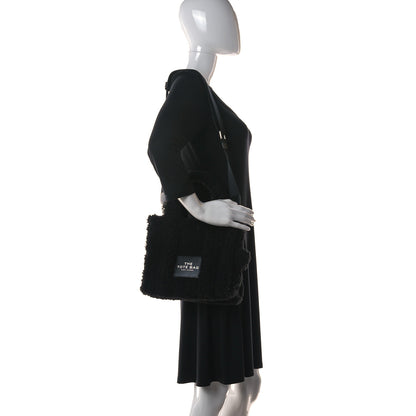 Marc Jacobs Polyester Cotton Mini The Teddy Traveler Tote Bag Black 2 of 9