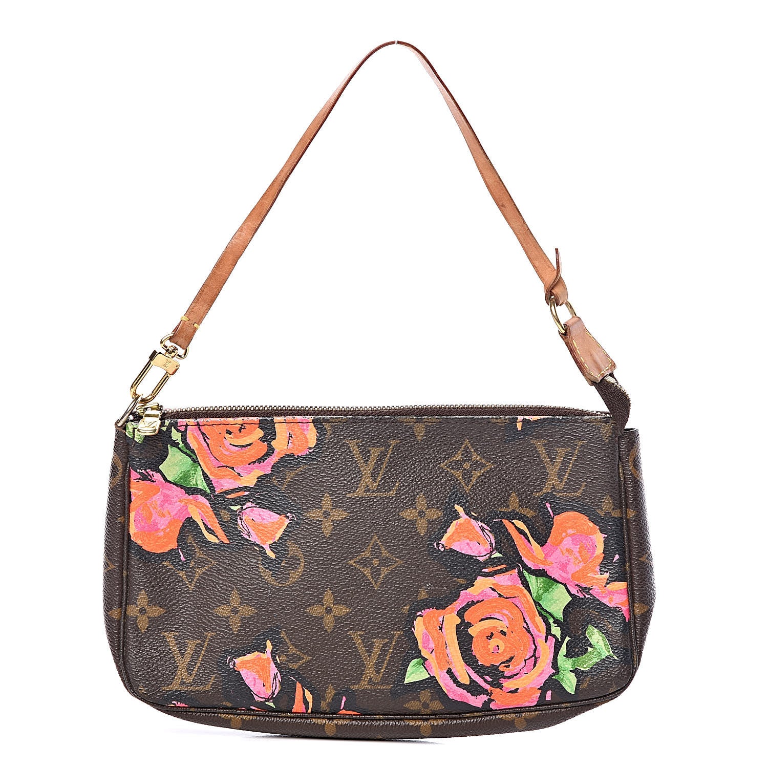 Louis Vuitton Monogram Roses Pochette Accessories 1 of 12