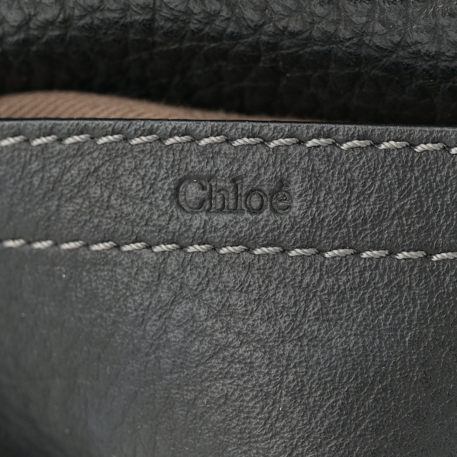 Chloe Calfskin Mini Marcie Round Crossbody Bag Black 6 of 13