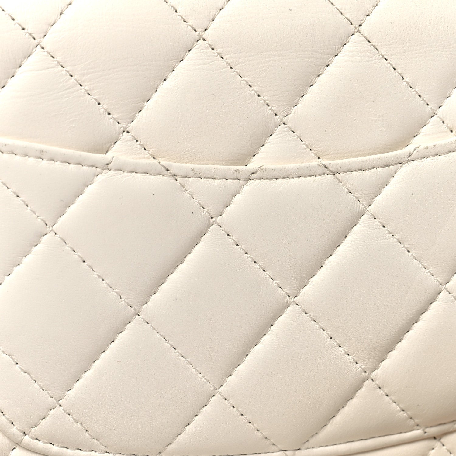 Chanel Lambskin Quilted CC Pearl Crush Wallet on Chain WOC White 12 of 15