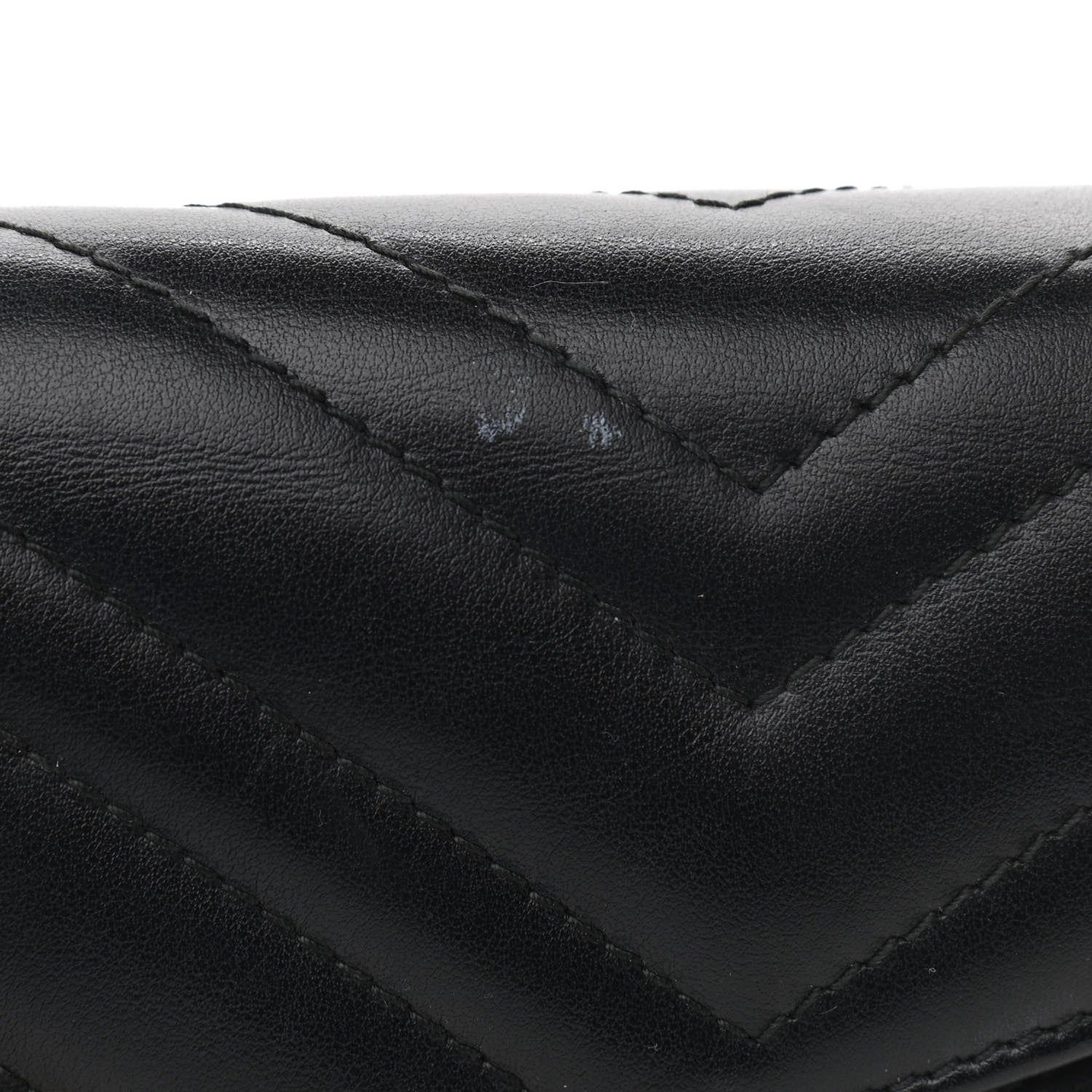 Gucci Calfskin Matelasse GG Marmont Chain Wallet Black 13 of 13