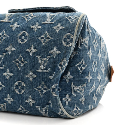Louis Vuitton Monogram Denim Neo Speedy Blue 10 of 11