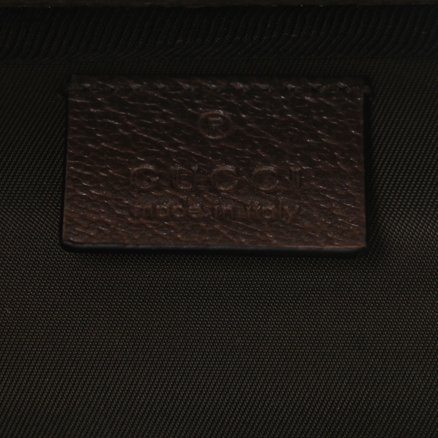 Gucci GG Supreme Monogram Textured Calfskin Web Ophidia Vanity Cosmetic Case Beige Ebony New Acero 7 of 8