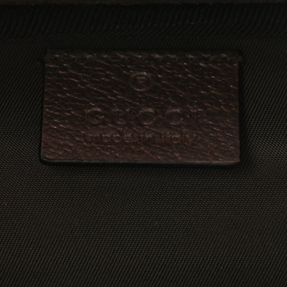 Gucci GG Supreme Monogram Textured Calfskin Web Ophidia Vanity Cosmetic Case Beige Ebony New Acero 7 of 8