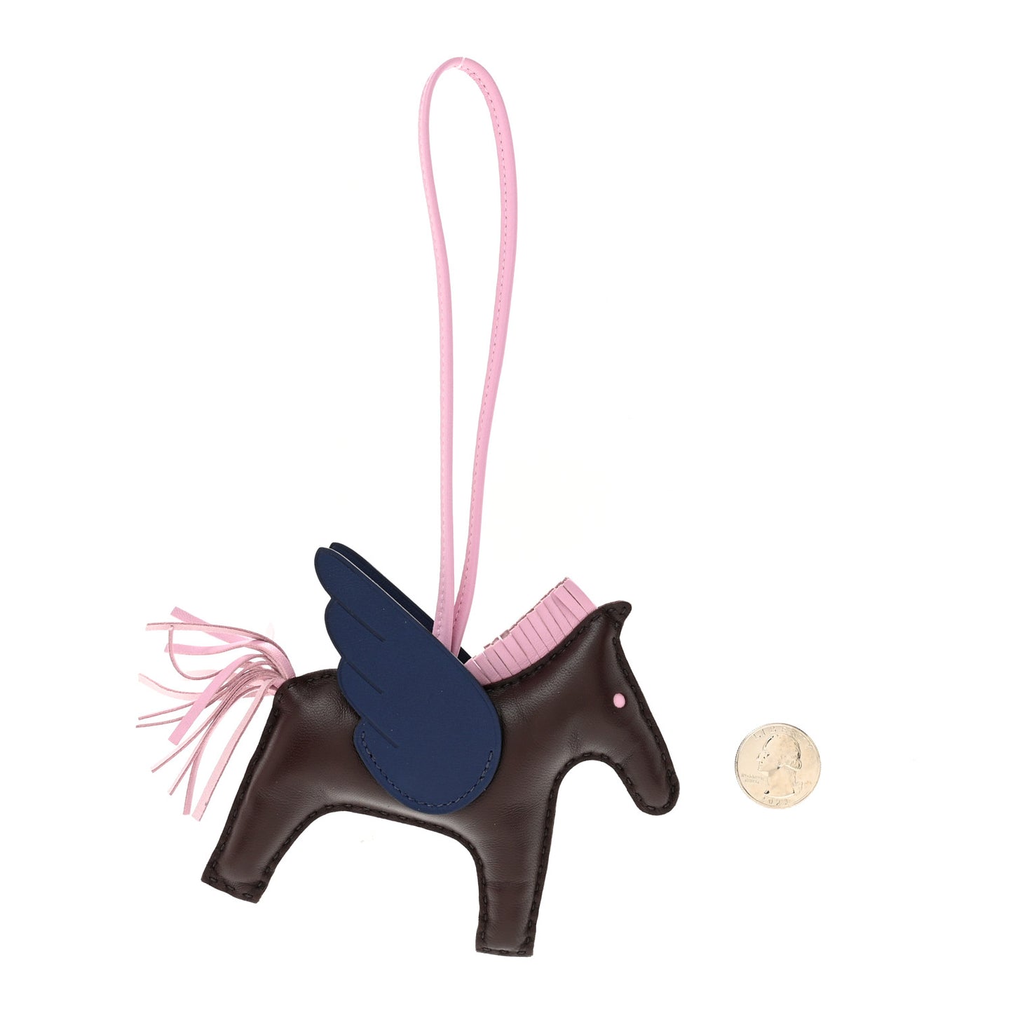 Milo Lambskin Grigri Rodeo Pegase Horse Bag Charm MM Rouge Sellier Mauve Sylvestre Bleu Saphir