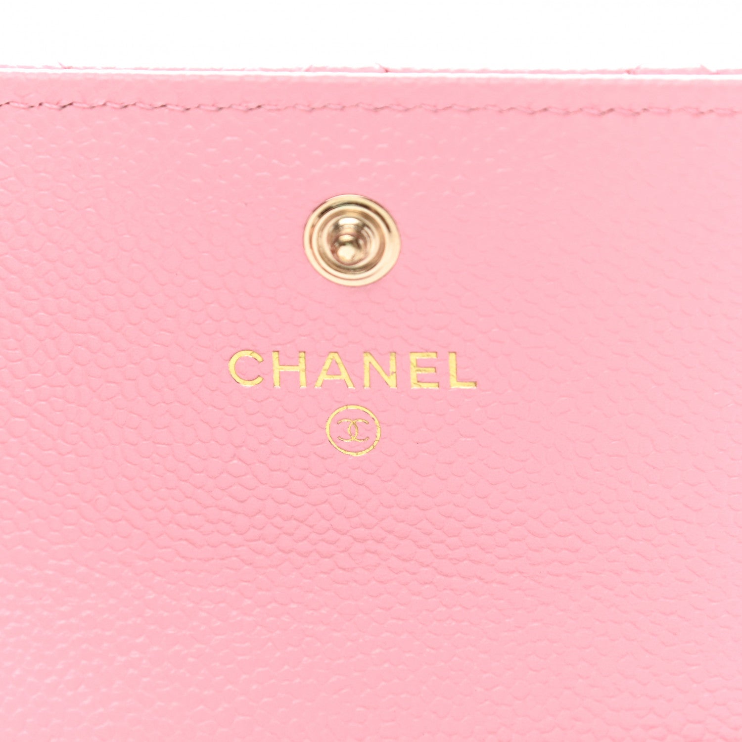Chanel Caviar Quilted Multi Chain CC Flap Card Holder Pink 6 of 8