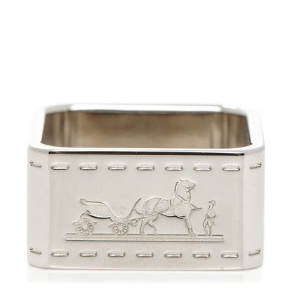 Hermes Palladium Bolduc Scarf Ring 1 of 5