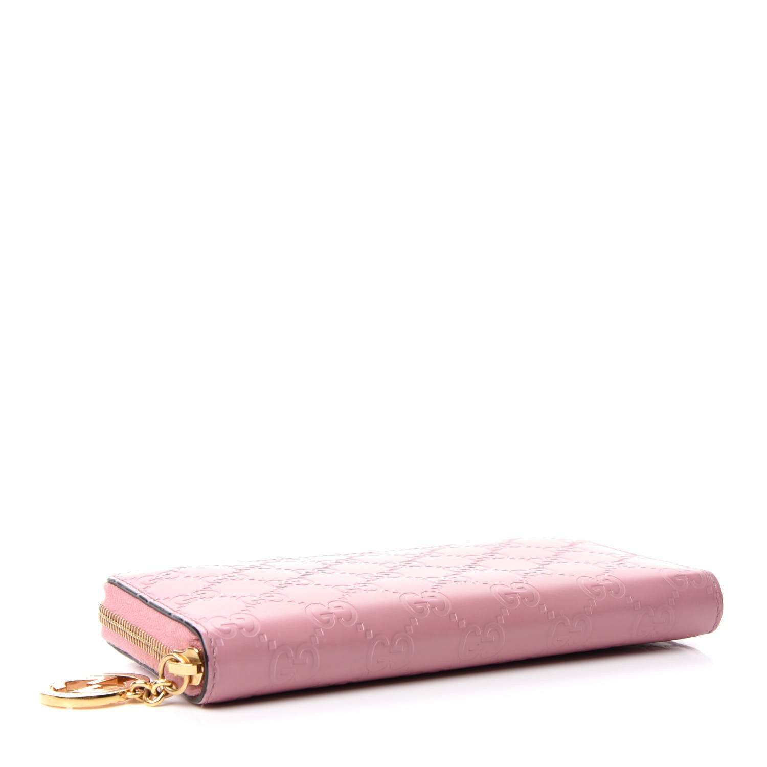 Gucci Guccissima Icon Zip Around Wallet Carmine Rose 4 of 6