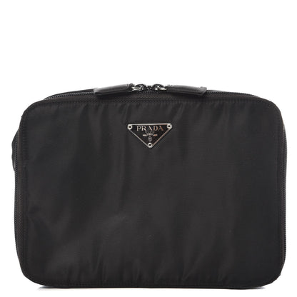 Prada Nylon Vela Cosmetic Pouch Black 1 of 8