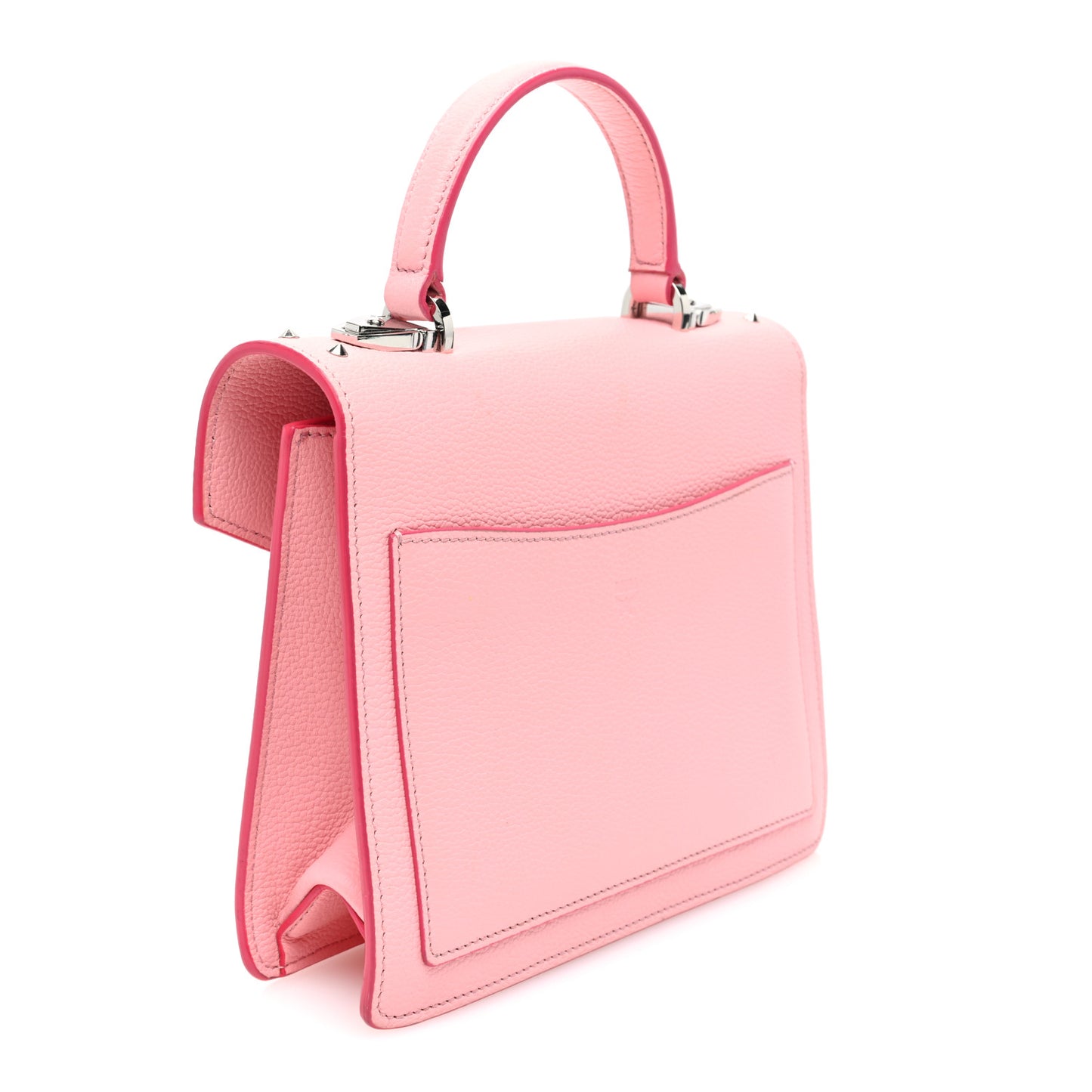 Calfskin Studded Small Patricia Bag Pink