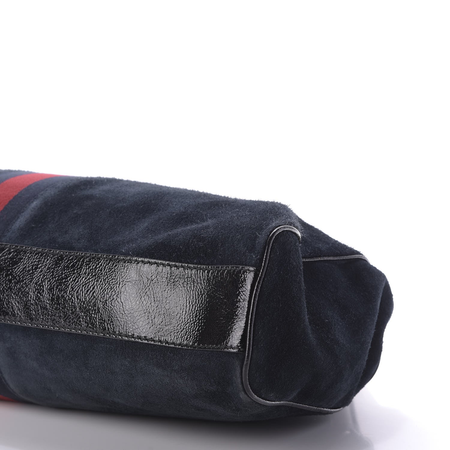 Gucci Suede Large Re(Belle) Top Handle Bag Blue 7 of 9