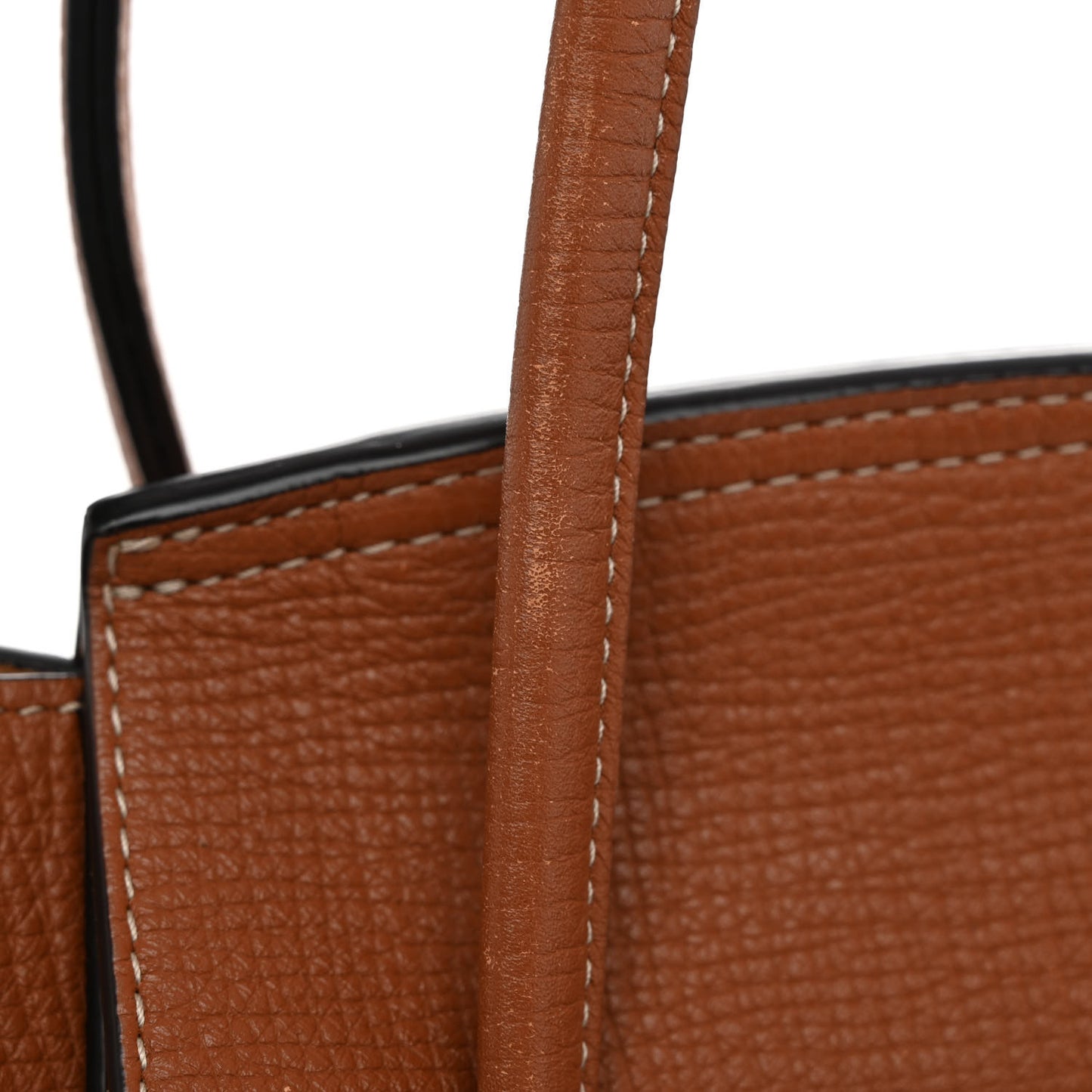 Grainy Calfskin Small Arco Wood