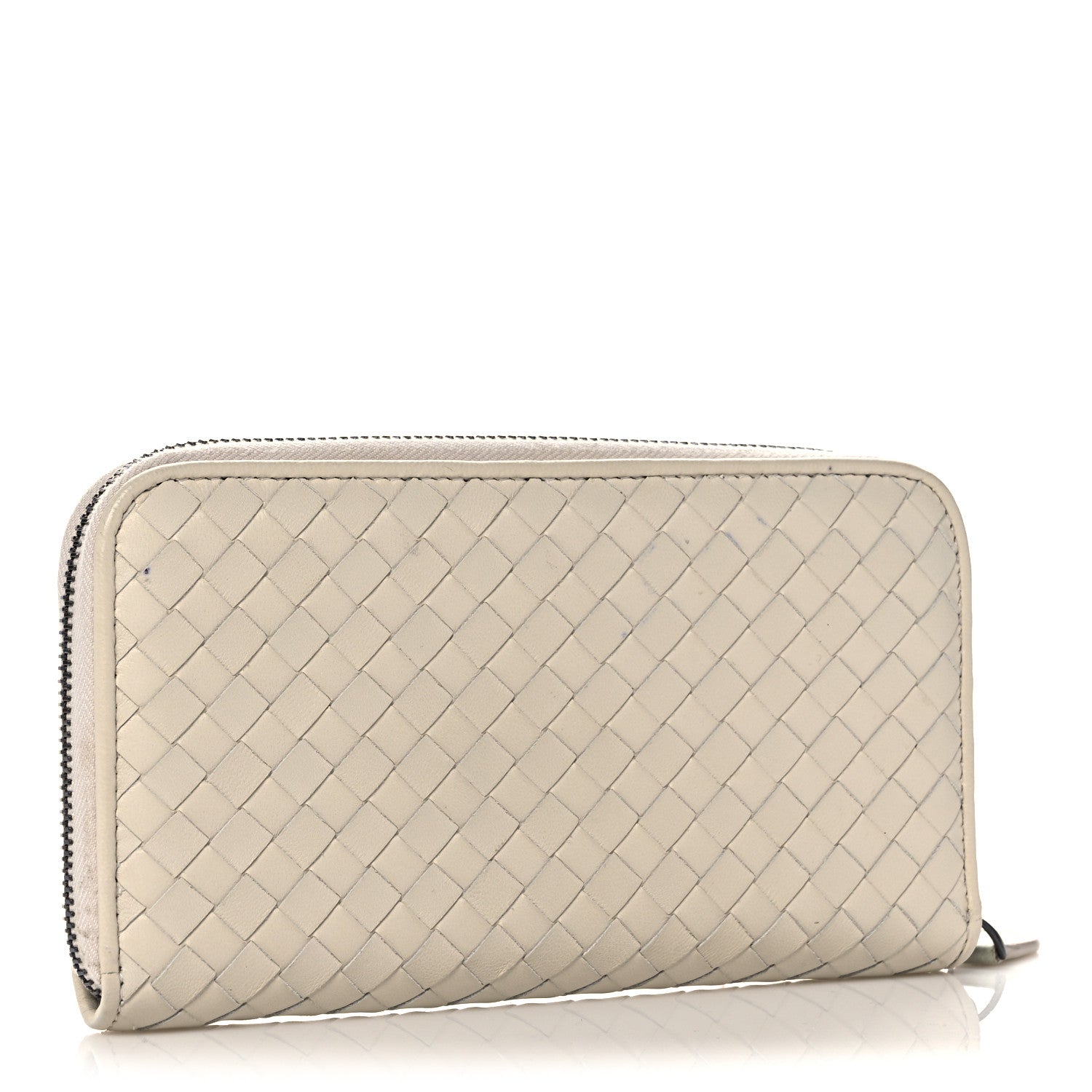 Bottega Veneta Nappa Intrecciato Zip Around Wallet Limo 3 of 13