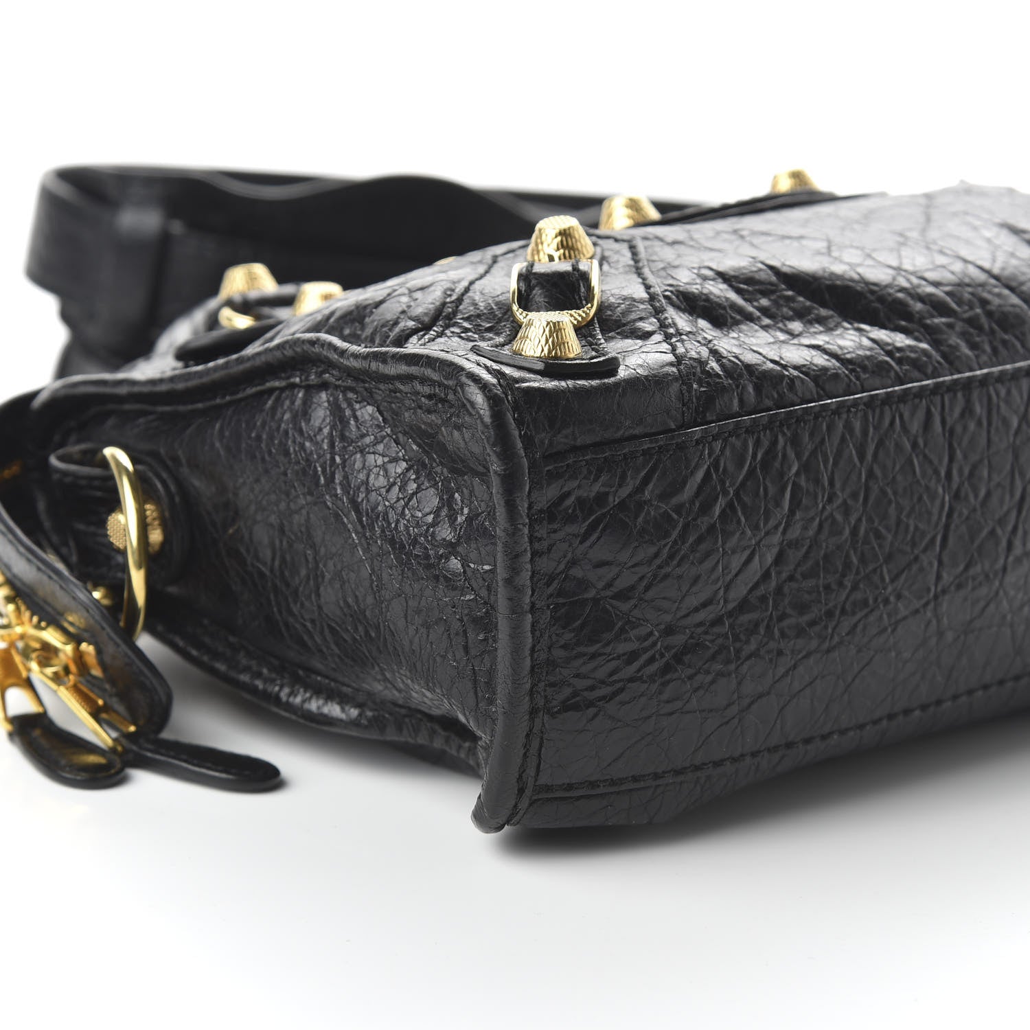 Balenciaga Agneau Giant 12 Gold Hardware Mini City Black 6 of 10
