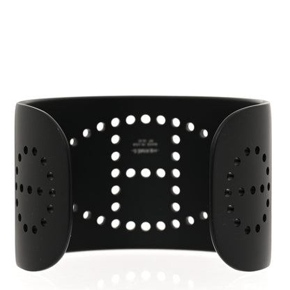 Hermes Aluminium Evelyne Sunset Cuff Bracelet T4 Black 3 of 4
