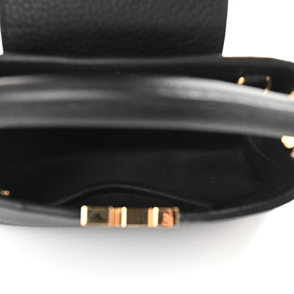 Louis Vuitton Taurillon Mini Capucines Black 5 of 8