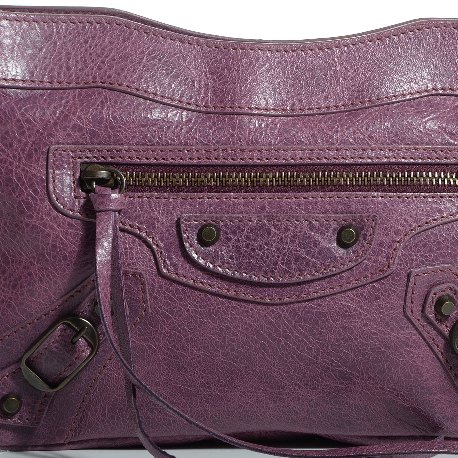Balenciaga Agneau Trousse Maquillage Makeup Clutch Bag Murier 11 of 11