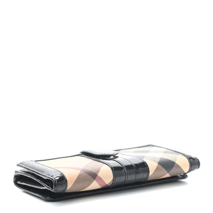 Burberry Supernova Check Constance Continental Wallet Black 4 of 9