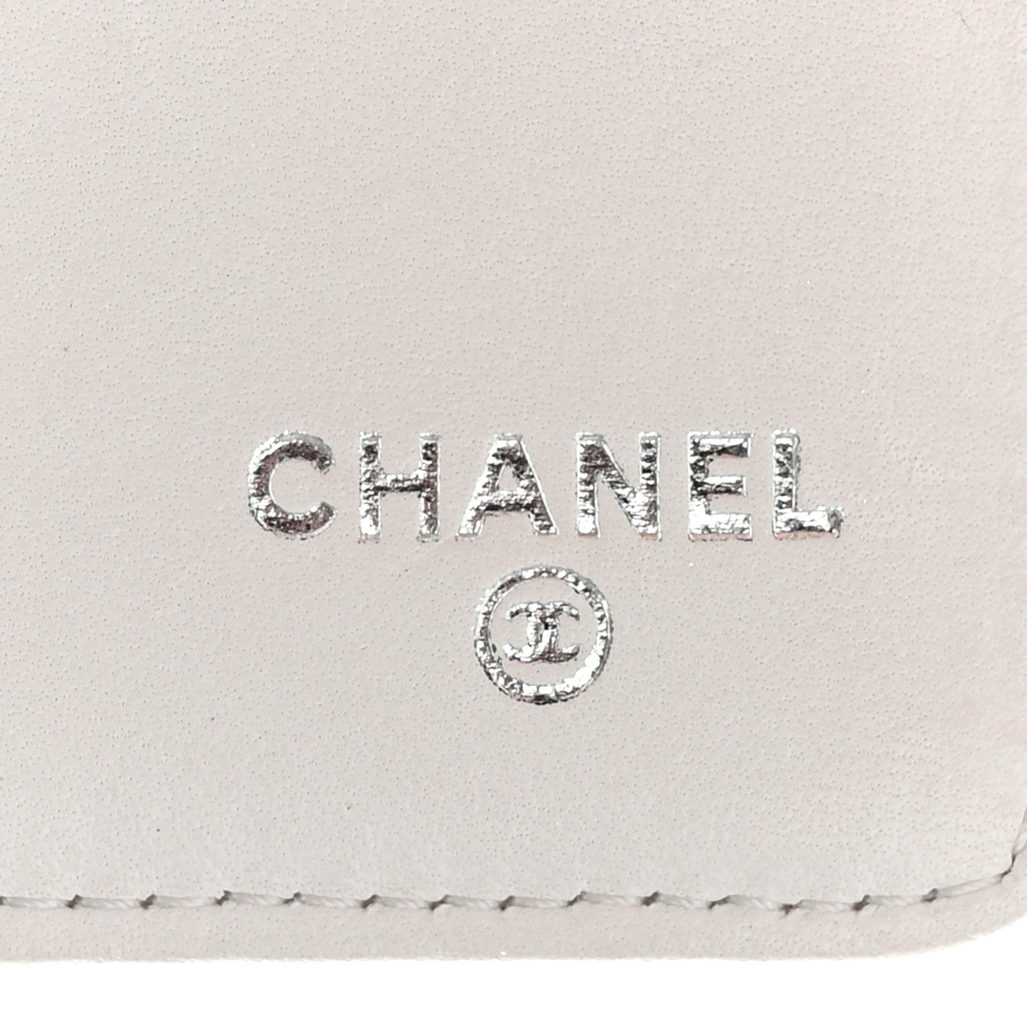 Chanel Tweed Quilted Flap Wallet White 6 of 12