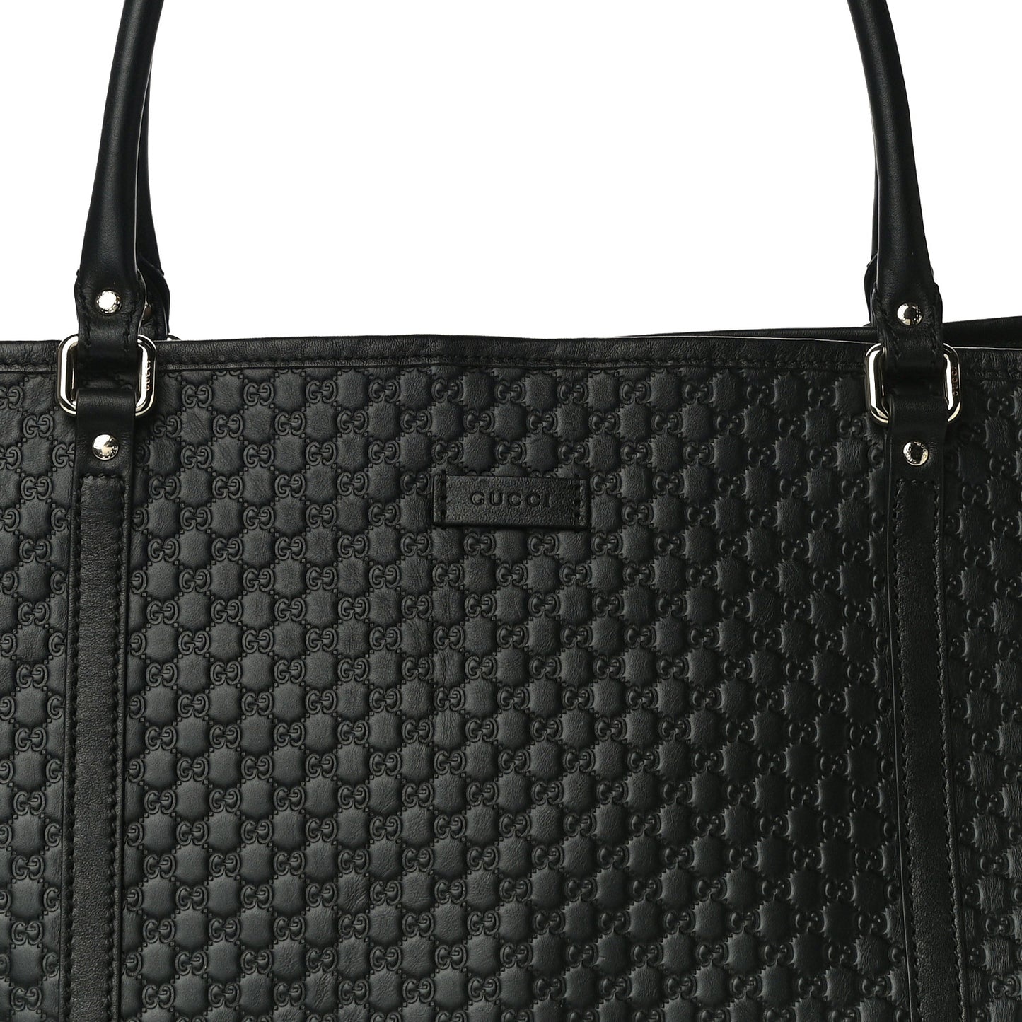 Microguccissima Medium Joy Tote Black