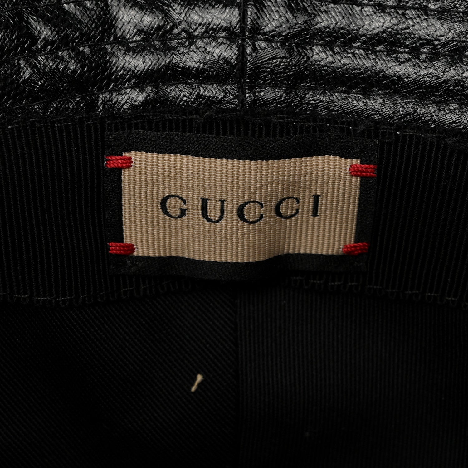 Gucci Crystal Monogram Bucket Hat S Black 9 of 10