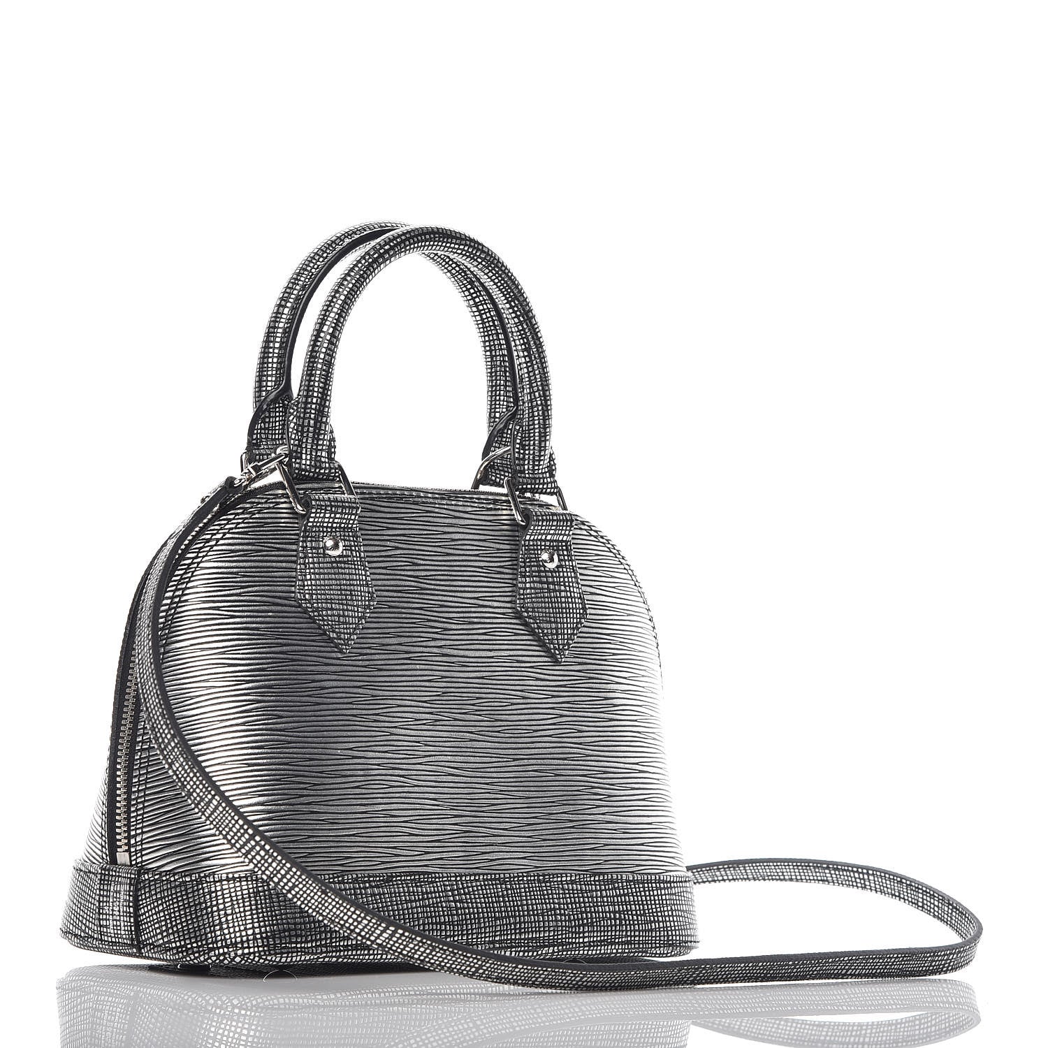 Louis Vuitton Epi Alma BB Platine 3 of 5