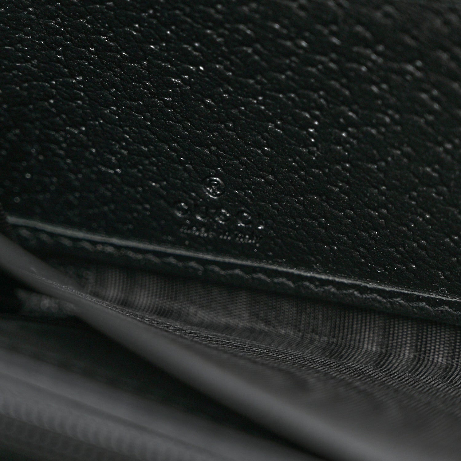 Gucci Calfskin Web Ophidia Zip Around Wallet Black 7 of 8