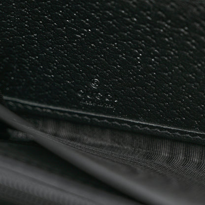 Gucci Calfskin Web Ophidia Zip Around Wallet Black 7 of 8