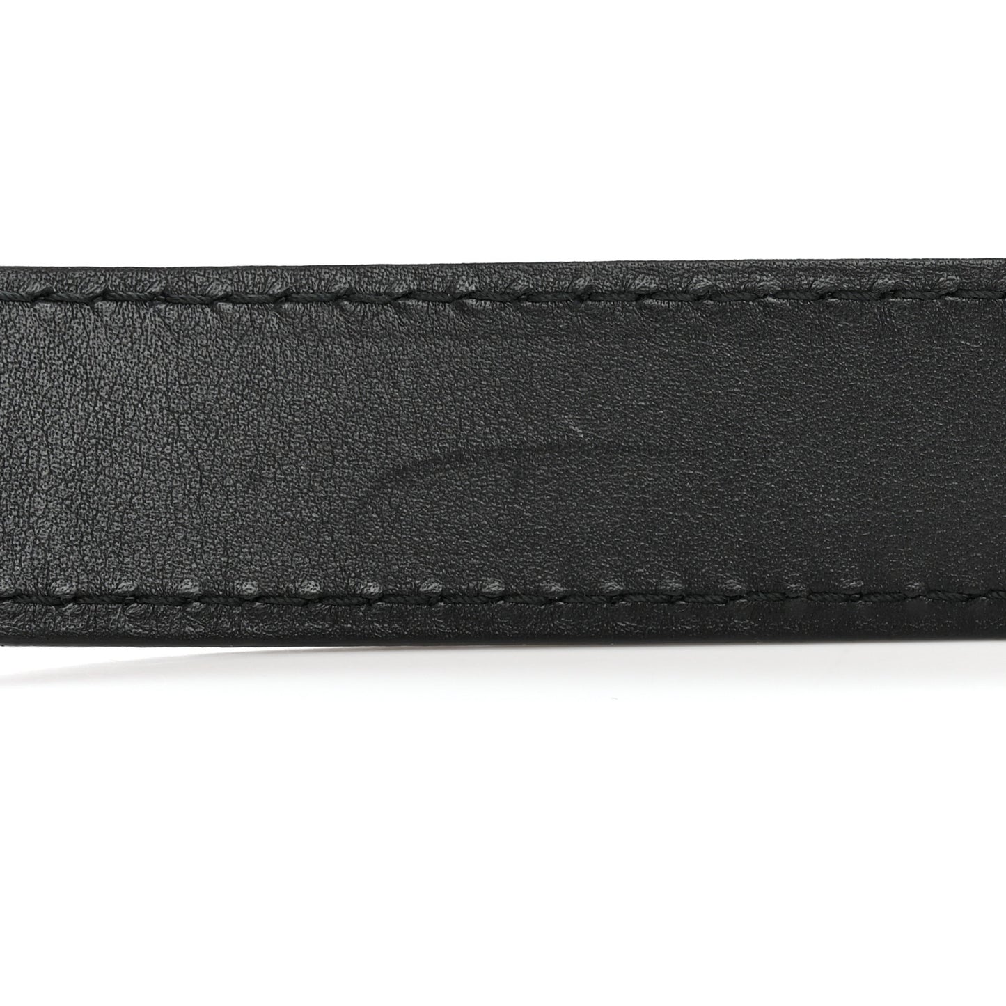 Calfskin D Fence Belt 75 30 Black