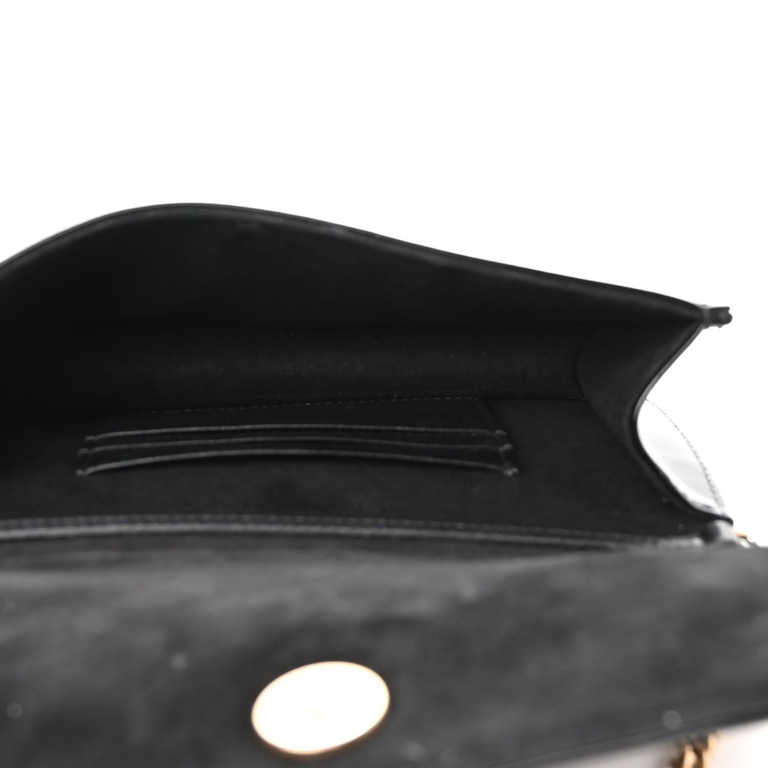 Christian Dior Patent Studded Diorama Flap Bag Black 5 of 8