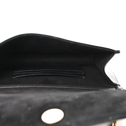 Christian Dior Patent Studded Diorama Flap Bag Black 5 of 8