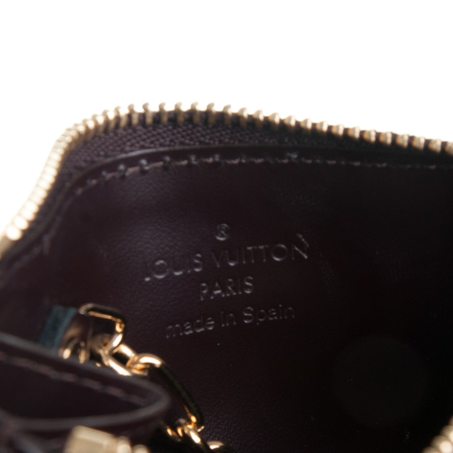 Vernis Key Pouch Amarante