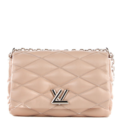 Louis Vuitton Lambskin Malletage GO-14 PM Champagne 1 of 8