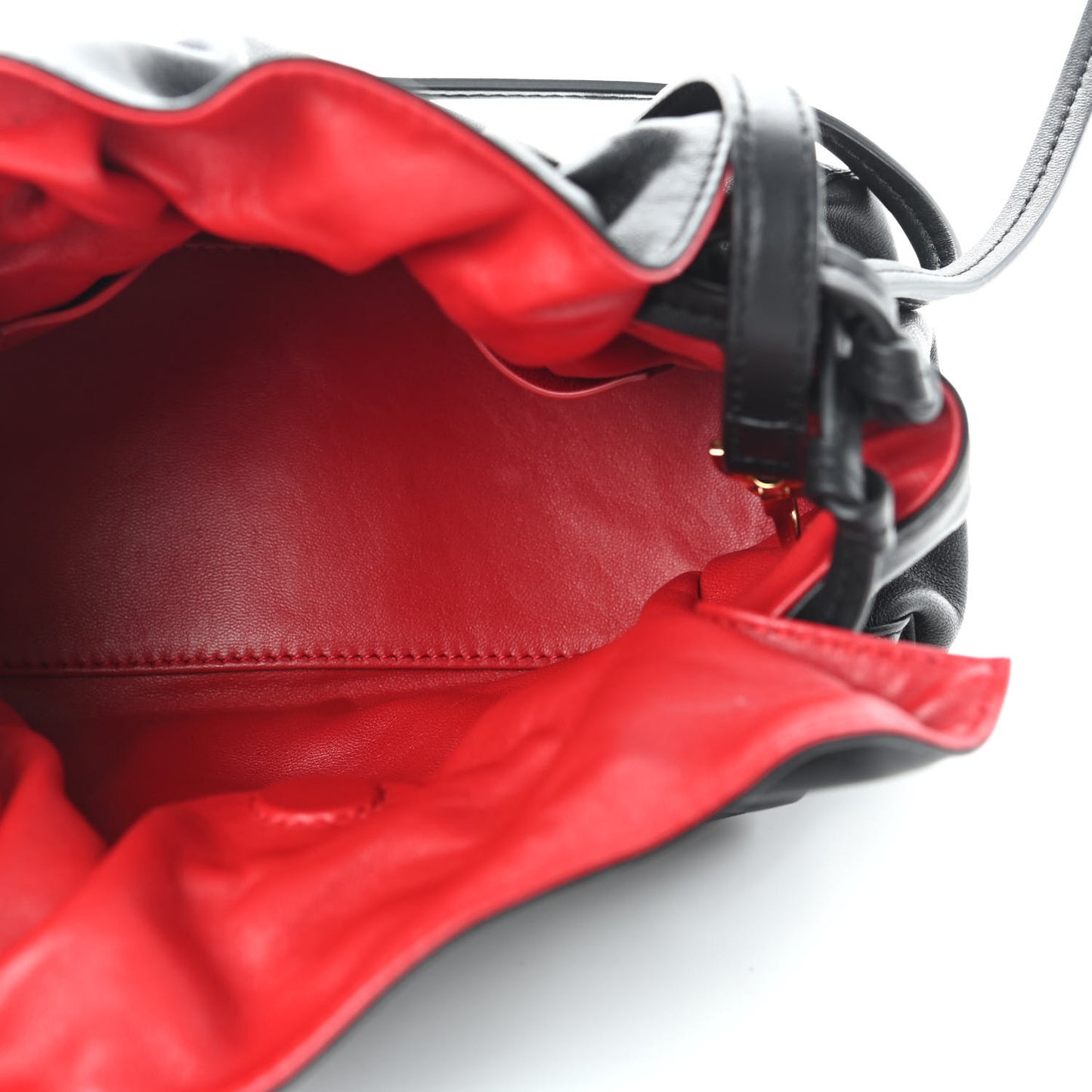Lambskin Mini Protea Bag Black Flamma