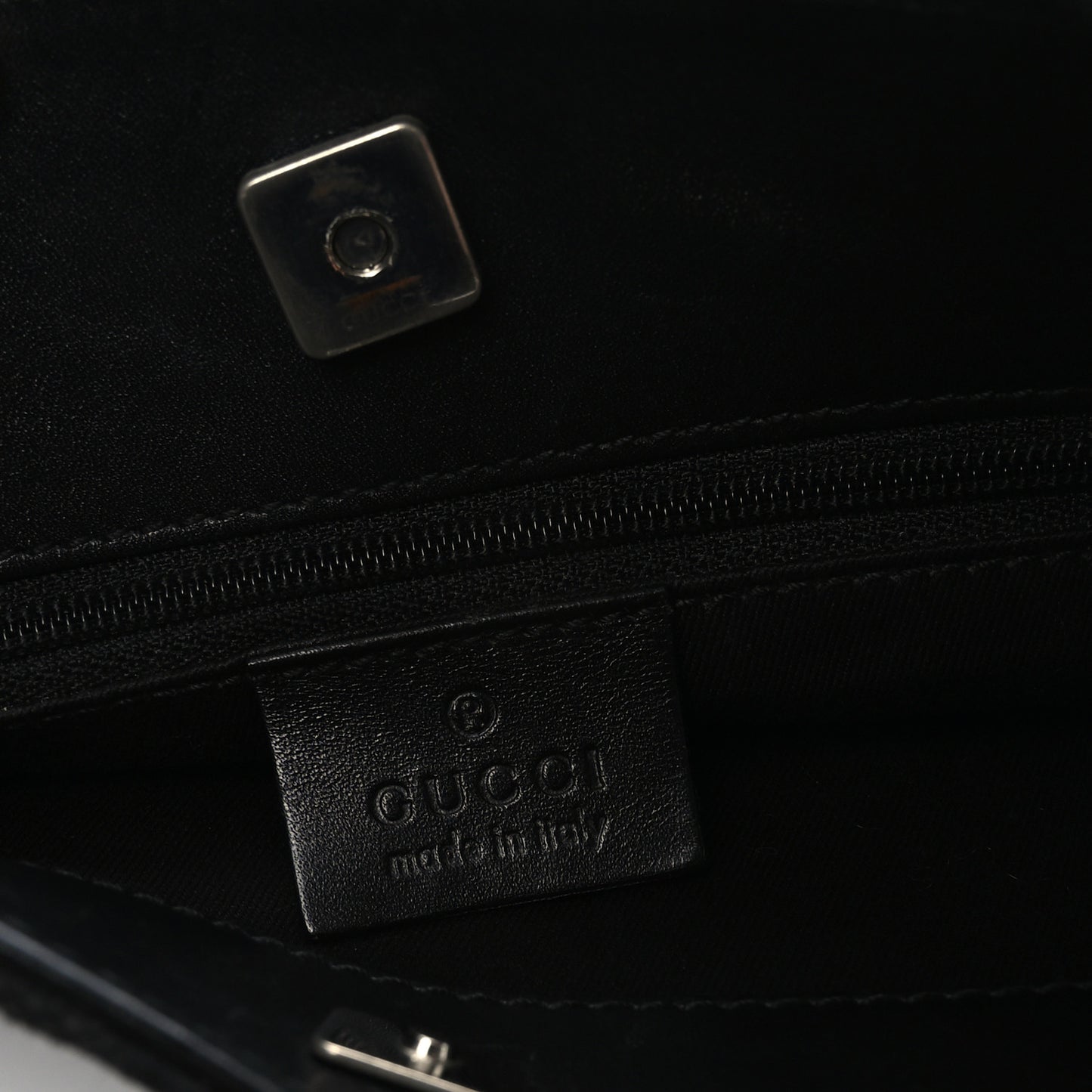 Monogram Messenger Bag Black